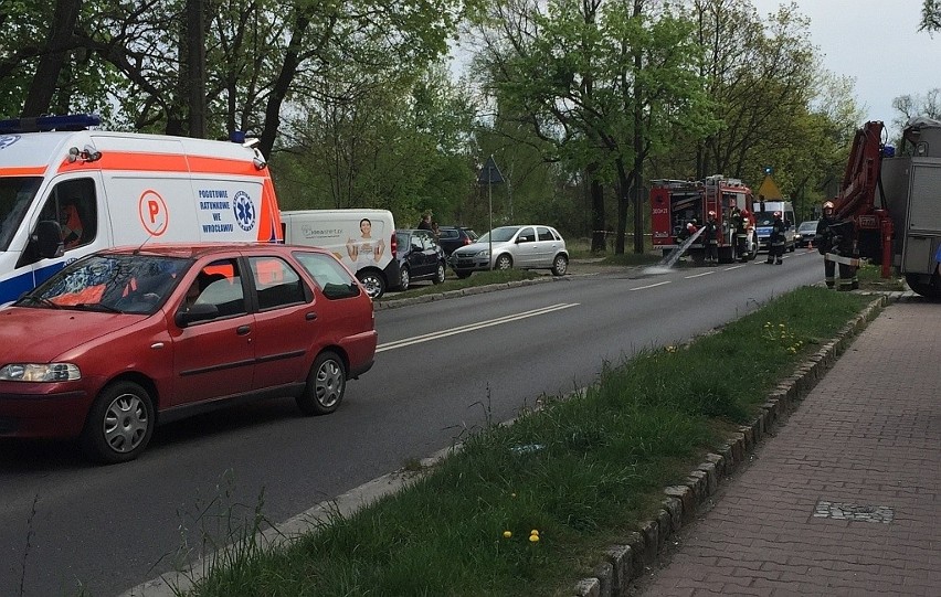 Wypadek na ulicy Opolskiej