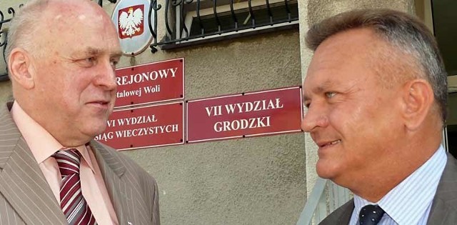 Janusz Kotulski ze swoim doradcą Zbigniewem Rogowskim.