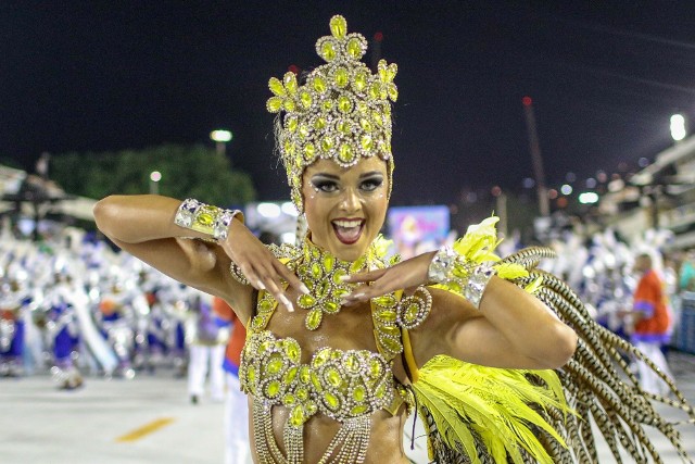 Katarzyna "Kashira" Stocka podczas karnawału w Rio w 2016 roku