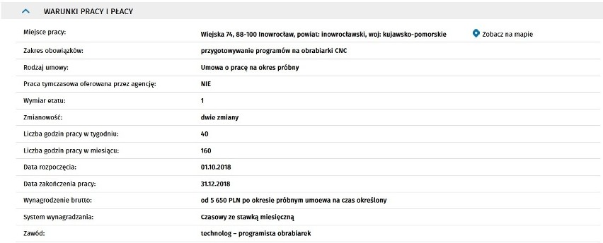 Prezentujemy listę najnowszych ofert pracy w województwie...