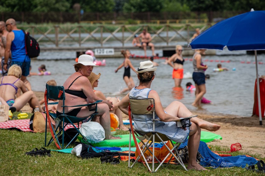 Plaża Dojlidy w Białymstoku jest chętnie odwiedzana przez...