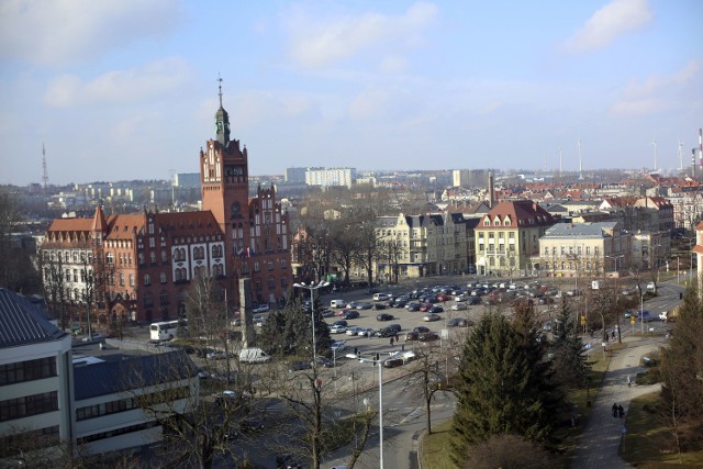 Budynek słupskiego ratusza.