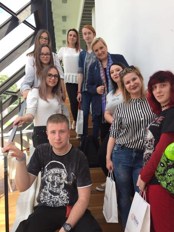 Ostrowiecka młodzież zwiedzała budynek Sejmu w Warszawie