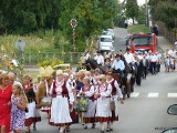 Dożynki powiatu kłobuckiego w Złochowicach. Wieńce, korowód, zawody ZDJĘCIA