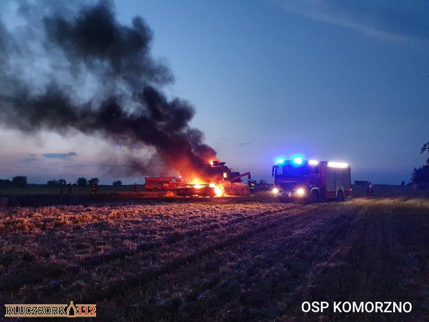 Pożar w Komorznie.