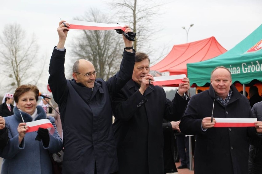 Otwarcie drogi z Bobrownik w kierunku Łużan [zdjęcia]