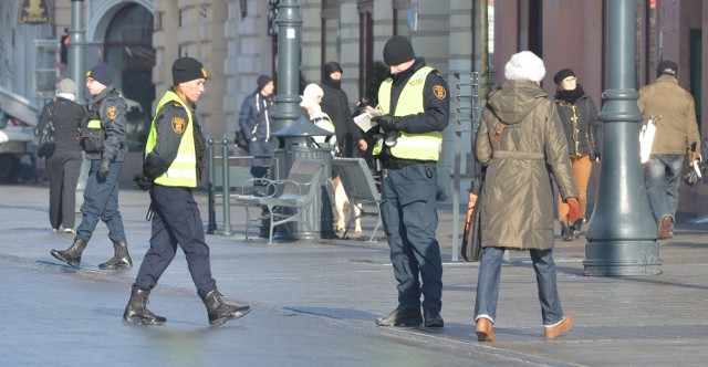 Część strażników miejskich odpowiedzialna będzie tylko za porządek i bezpieczeństwo na Piotrkowskiej