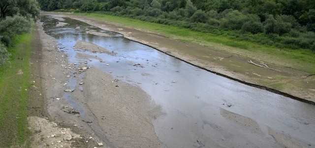 Rajskie. Suszę hydrologiczną mamy też w Bieszczadach, tu San, który „zasila” Jezioro Solińskie prawie wysechł