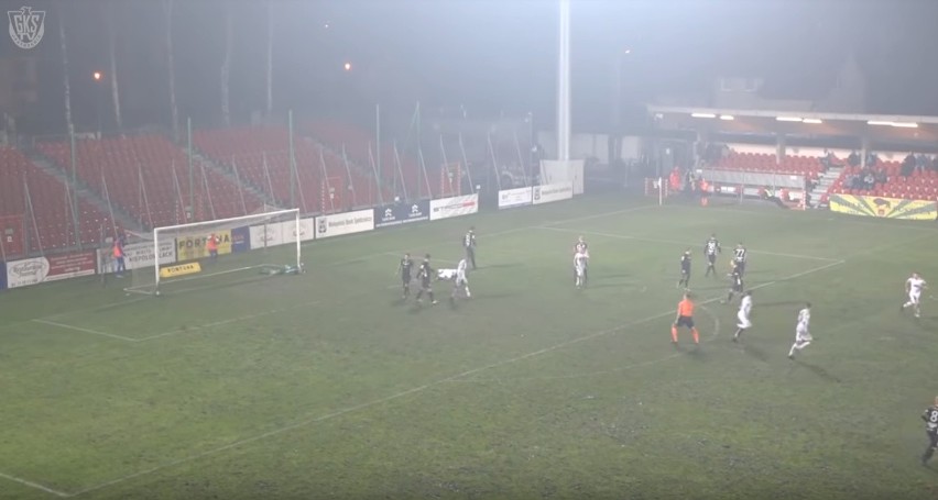 Skrót mecz Puszcza Niepołomice - GKS 1962 Jastrzębie 2:0 [WIDEO]