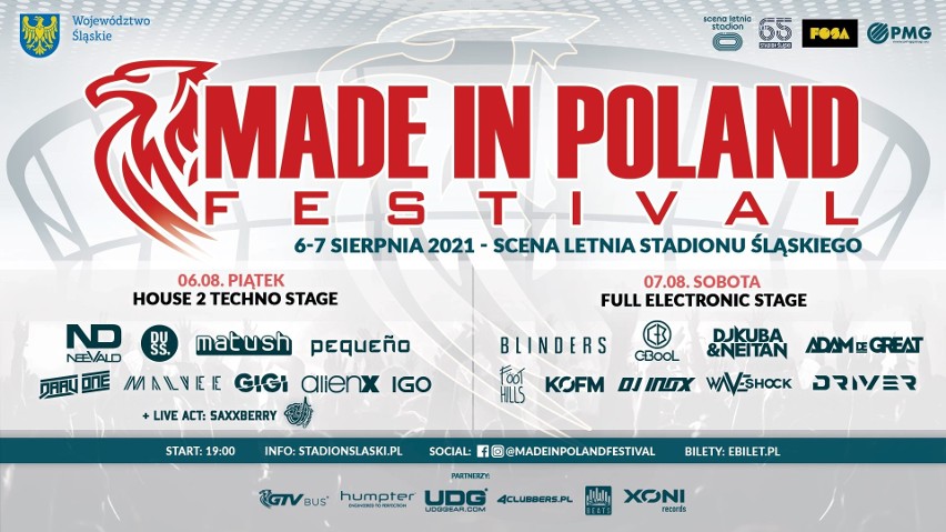 Made in Poland Festival odbędzie się 6 i 7 sierpnia w...