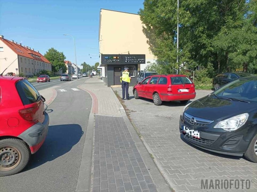 Zderzenie rowerzystki z samochodem w Opolu.