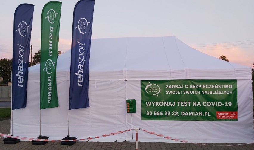 Nowy mobilny punkt testów na koronawirusa w Łodzi 