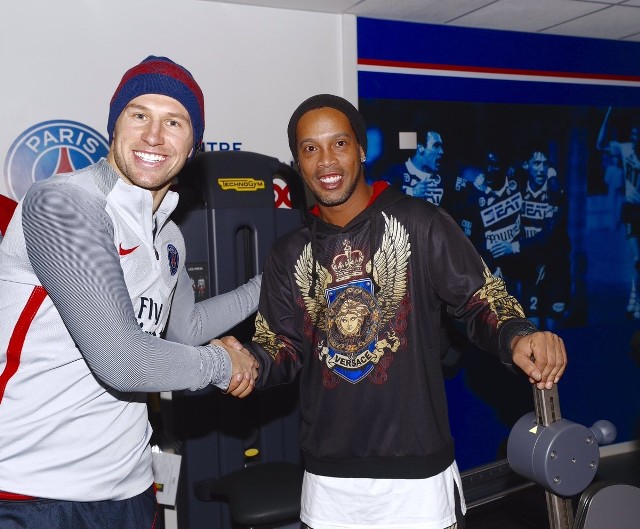 Grzegorz Krychowiak miał okazję spotkać się w ubiegłym tygodniu z Ronaldinho