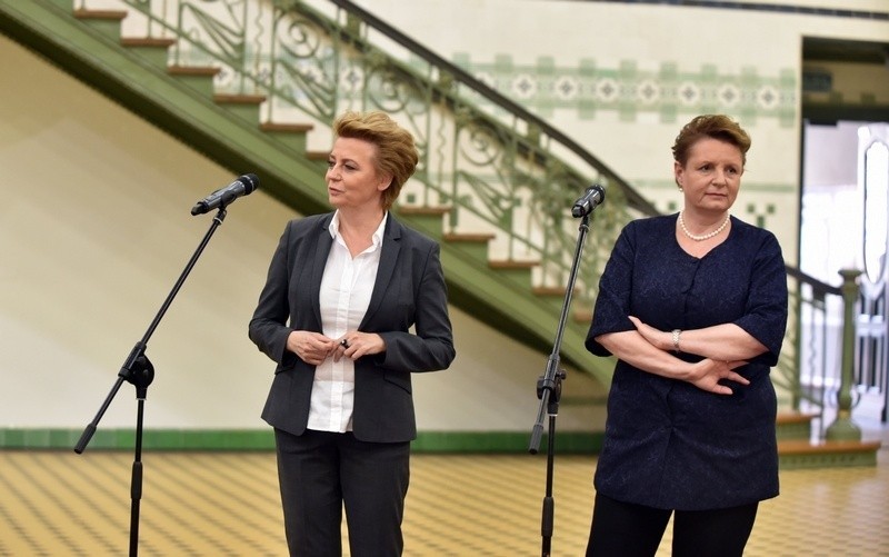 Minister kultury, prof. Małgorzata Omilanowska, zwiedziła EC1. Listu nie było