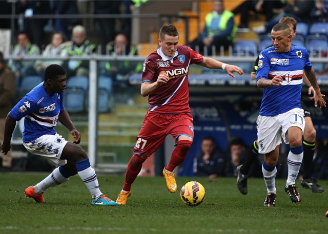 Piotr Zieliński (w środku) rozegrał jedno ze swoich najlepszych spotkań w Serie A