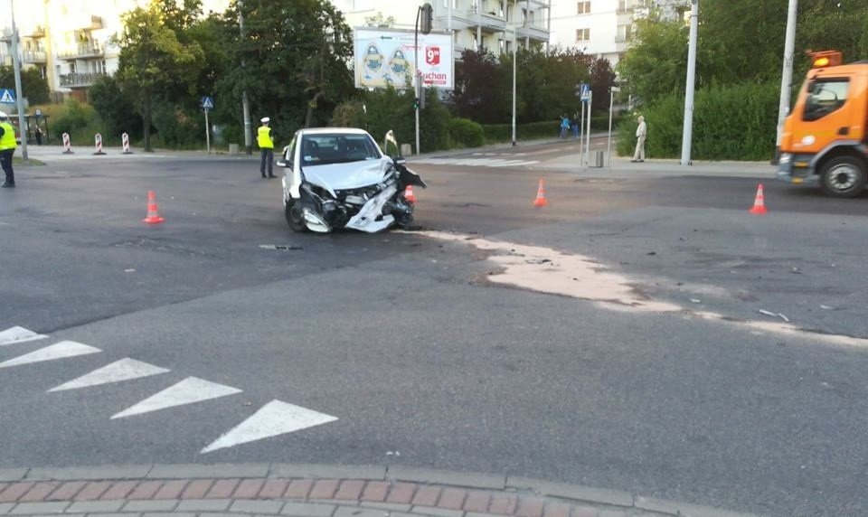 Śmiertelny wypadek w Gdyni 2.06.2018. Samochód osobowy