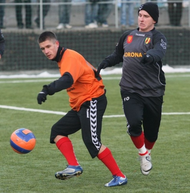 Kamil Radulj był we wtorek testowany w KSZO. Zagrał przeciwko kolegom z drużyny Korony.