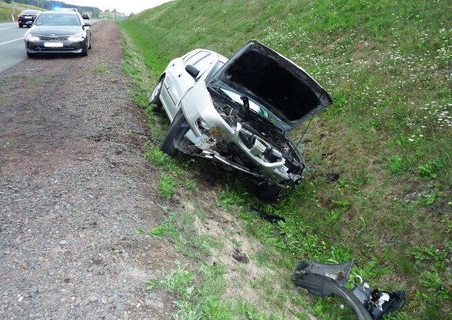 Jastrzębie-Zdrój: 80-letni kierowca spowodował wypadek na Drodze Głównej Południowej