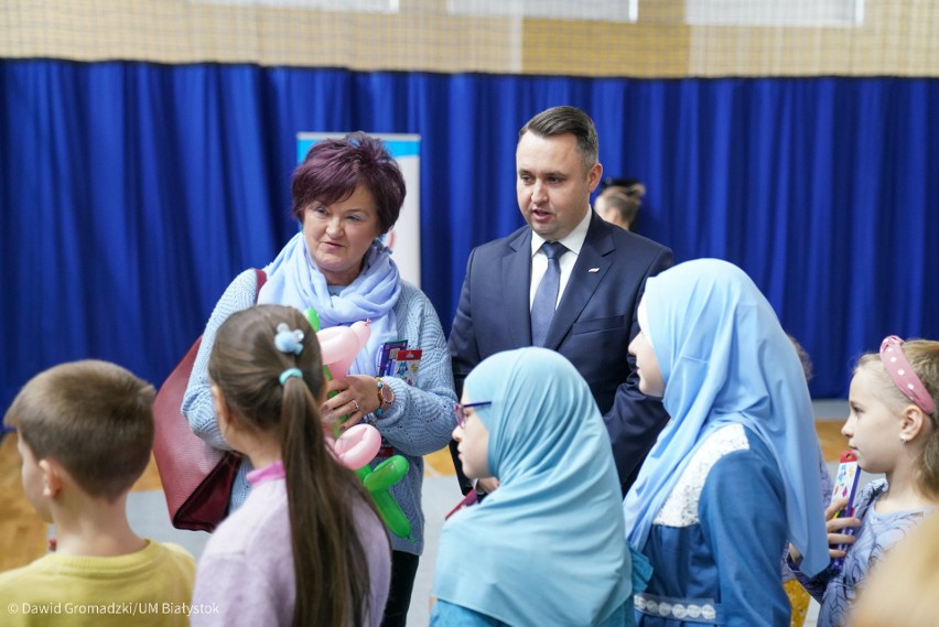 Dzień Praw Dziecka z UNICEF. Dzieci z Białegostoku i Ukrainy integrowały się w Szkole Podstawowej nr 26 (zdjęcia)