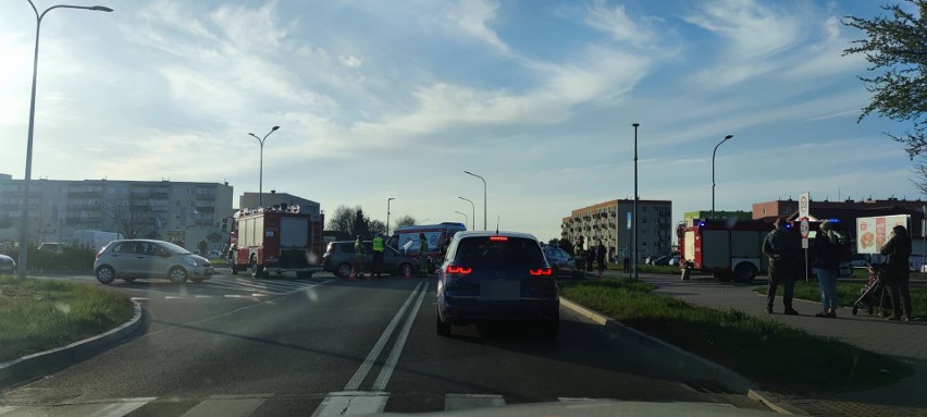 Wypadek w Koszalinie. Motocykl zderzył się z samochodem...