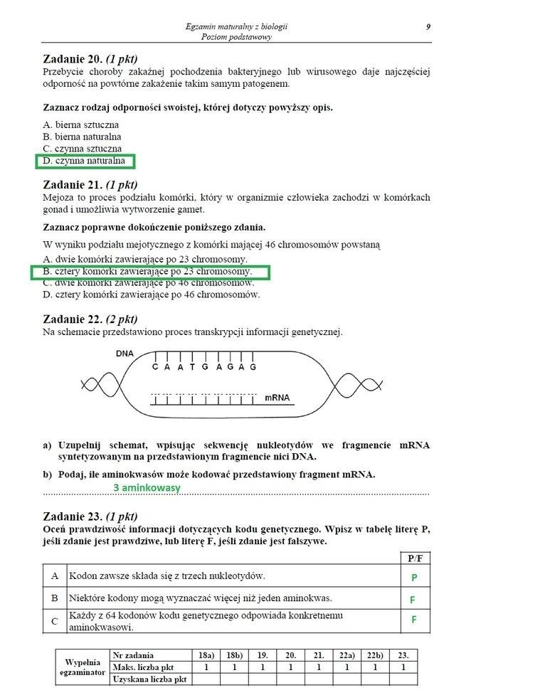 MATURA 2014 Z BIOLOGII JUŻ 12.05.2014. ZOBACZ ARKUSZE I...