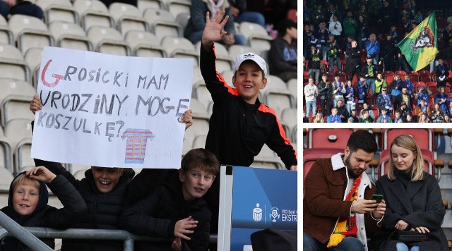 Puszcza Niepołomice - Pogoń Szczecin. Publiczność na stadionie Cracovii