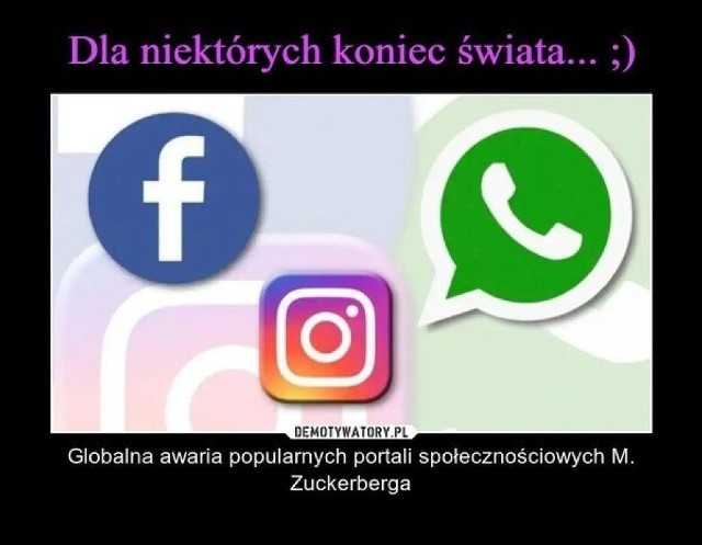 Memy po awarii Facebooka. Internauci w rozpaczy po awarii Facebooka. Żałoba po stracie na kilka godzin FB, instagrama, whatsApp i messengera