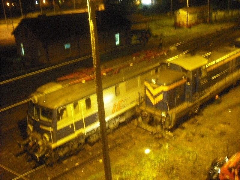 Zderzenie lokomotyw w centrum Białegostoku