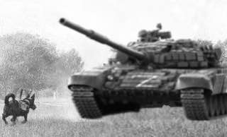 Bez powodzenia radziecka armia chciała wykorzystać psy do niszczenia niemieckich czołgów.