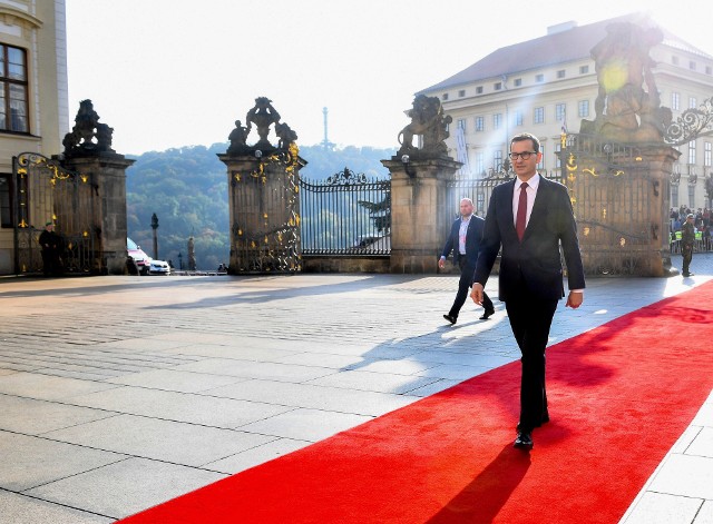 Premier Mateusz Morawiecki w Pradze