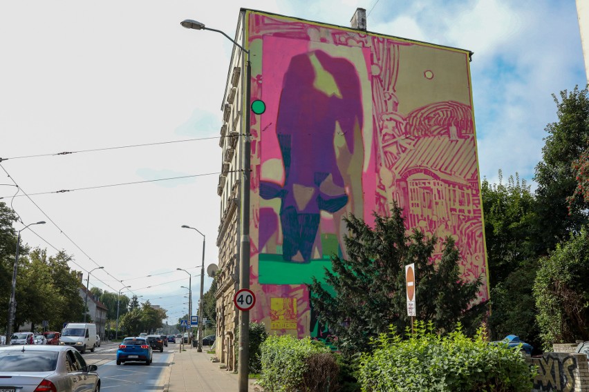 Murale w ramach Street Art Szczecin 2021