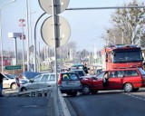 Wypadek w Malborku 20.11.2016. Zderzyły się 2 samochoy osobowe [ZDJĘCIA, WIDEO]