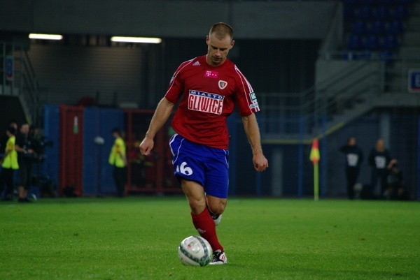 Pavol Cicman w barwach Piasta Gliwice