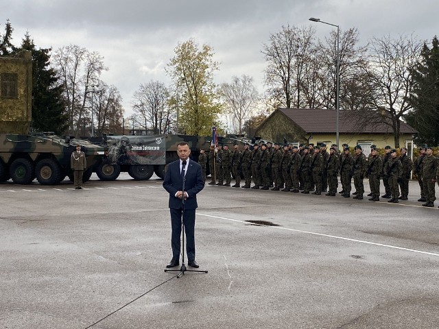 - Władze RP nie dopuszczą, żeby najmniejszy skrawek naszej ziemi był okupowany - powiedział w Suwałkach wicepremier, minister obrony narodowej Mariusz Błaszczak.