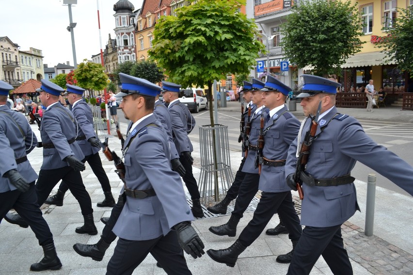 Podczas wojewódzkich obchodów święta policji w Brodnicy...