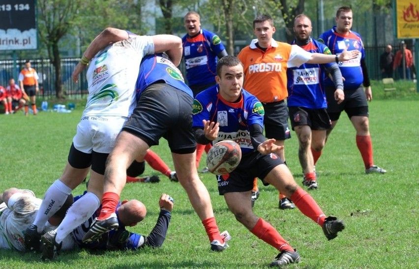 Rugby: Budowlani Lublin przegrali z Lechią Gdańsk (ZDJĘCIA)