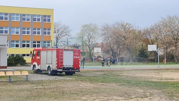 Po ewakuacji do działań przystąpiły służby ratownicze i...