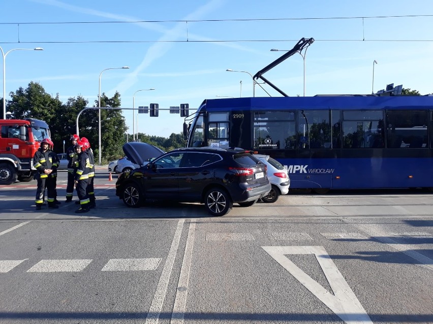 Wypadek tramwaju na Kosmonautów we Wrocławiu. Są utrudnienia
