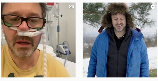Andrzej Piaseczny zamieścił na swoim Instagramie poruszające wideo nagrane w szpitalnej sali.