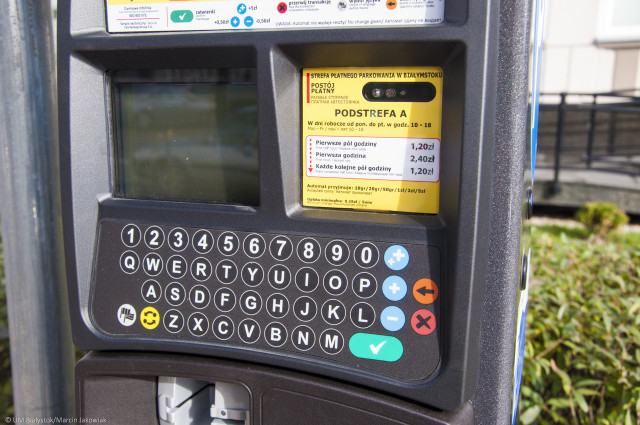 Parkomaty w Białymstoku przebiły popularnością karty parkingowe