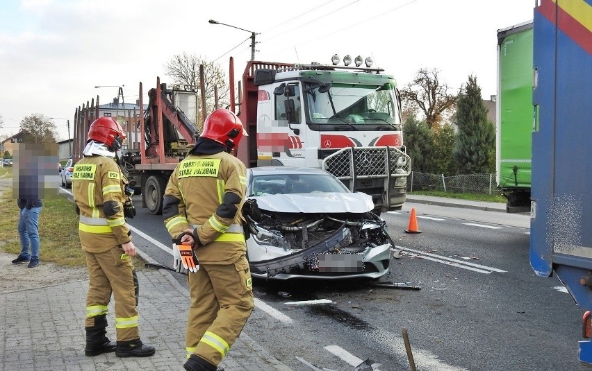 Na DK nr 10 doszło w czwartek 28 bm. do zderzenia trzech...