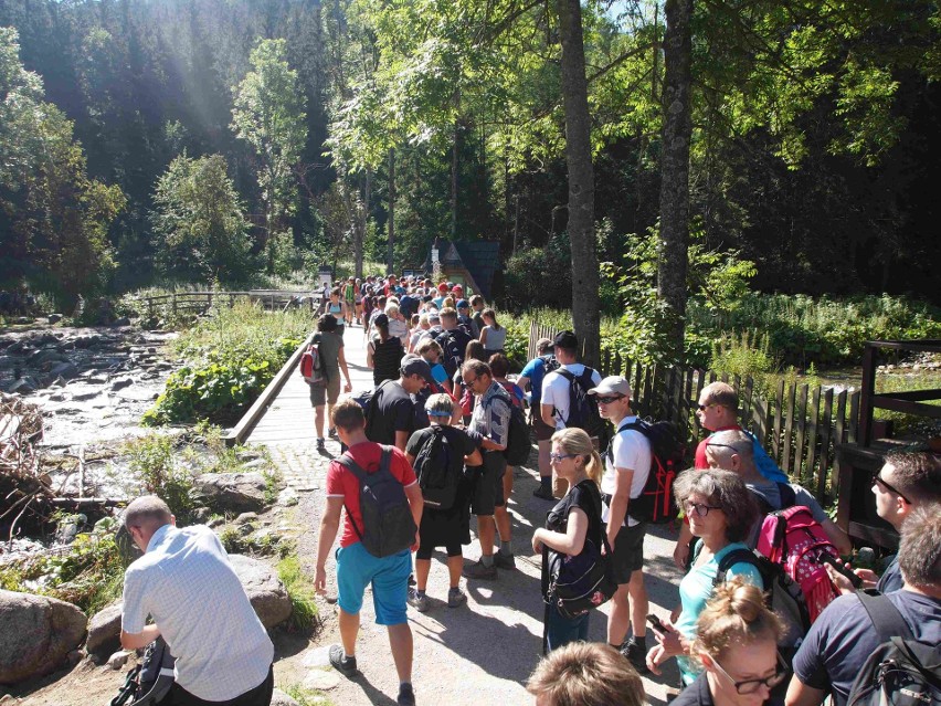 Tatry. Tłumy szturmowały Kasprowy Wierch, kolejka na Gąsienicową [ZDJECIA]