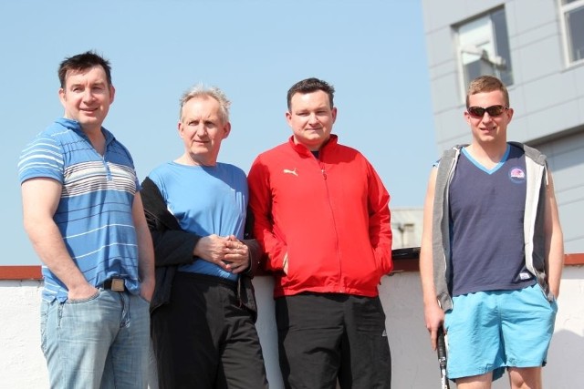 Do turnieju przystąpiło aż czterech tenisistów z rodziny Czapskich, od lewej: Konrad, Janusz, Jordan i Adrian. Najlepszy okazał się Jordan.