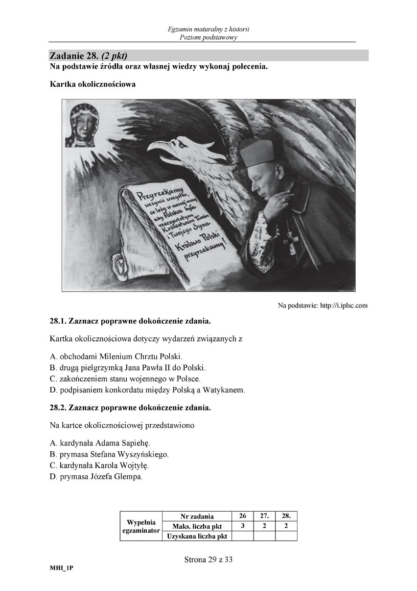 Matura Historia 2018 Arkusz CKE, Odpowiedzi Matura z historii Pytania,  Zadania [16.05.2018] | Dziennik Polski