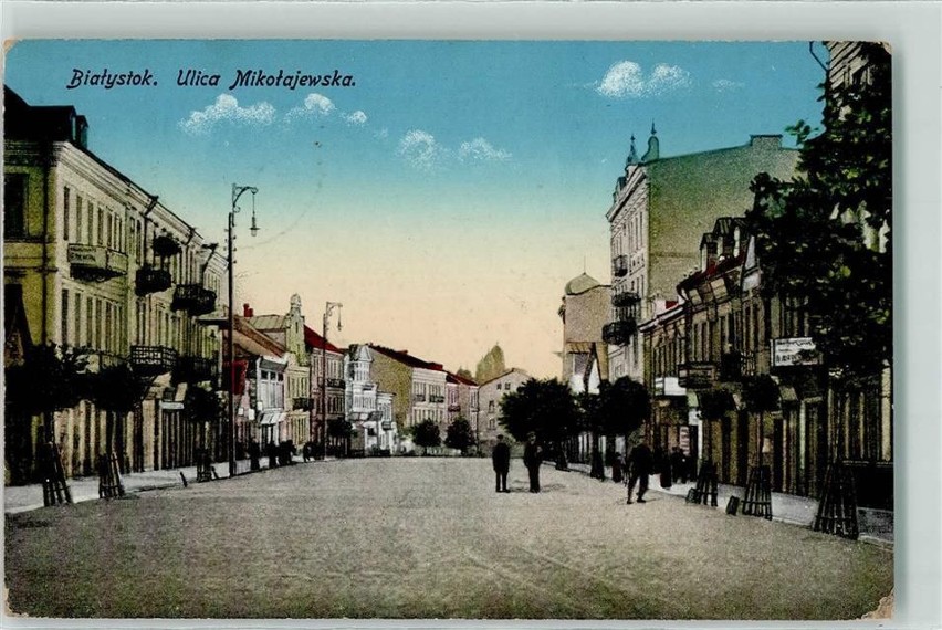 Zdjęcie AK, Białystok, ulica Mikołajewska, ok. 1910
