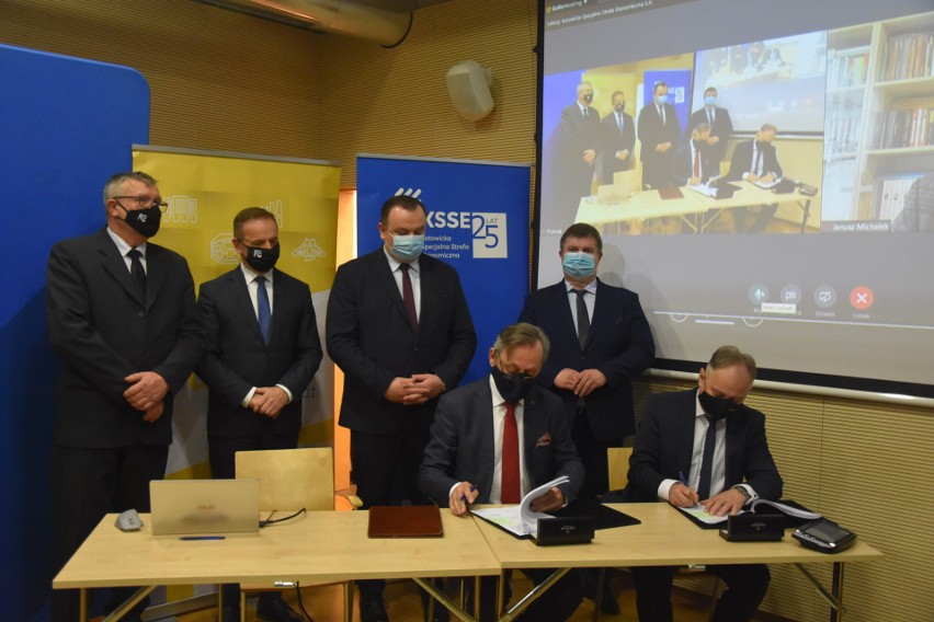 W Żorach podpisano umowę na budowę na terenie Podstrefy KSSE...