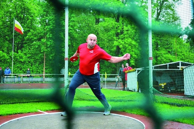 Piotr Małachowski często uczestniczy w zawodach w Białymstoku