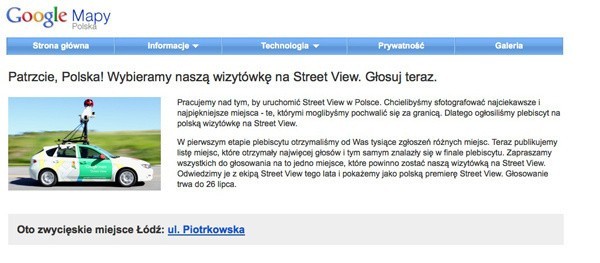 Ulica Piotrkowska zwyciężyła w internetowym plebiscycie...