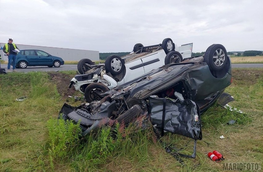 Wypadek na A4 w Krapkowicach