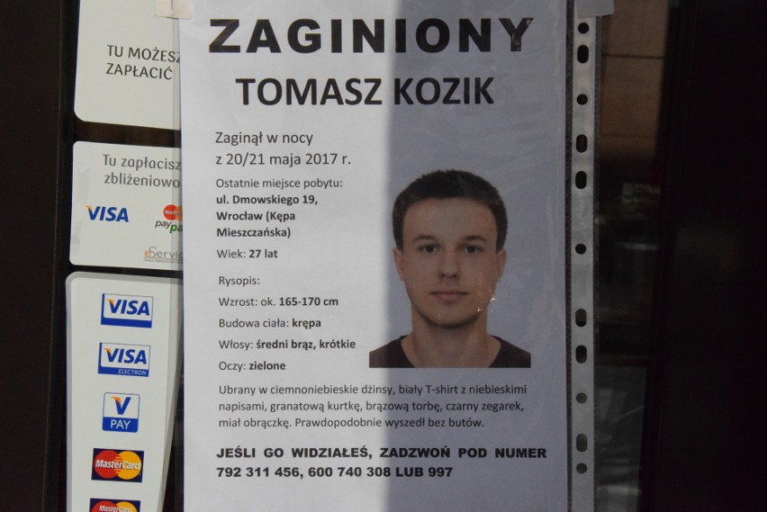 Zaginął 27-letni Tomasz Kozik